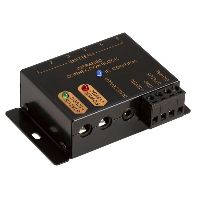 Alt view image 2 of 6 - Premium Hidden IR Control System up to 18 Devices, Remote Control Repeater System Kit IR Emitters Extender