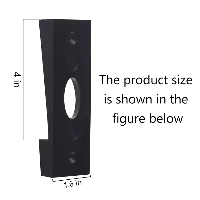 Alt view image 4 of 7 - Doorbell Vinyl Siding Mount Adjustment Wedge - for Google Nest Doorbell Angled Doorbell Mount for Both Original Hello Nest Doorbell And New Nest Doorbell Fits for Google Nest Doorbell Siding Mount