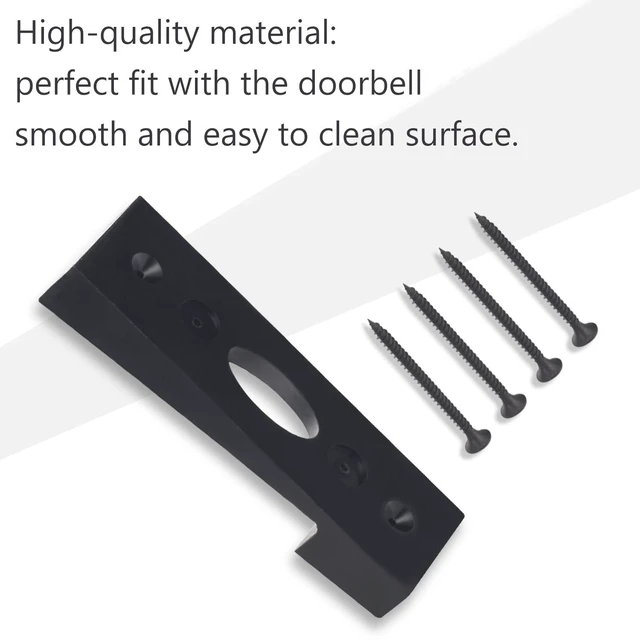 Alt view image 5 of 7 - Doorbell Vinyl Siding Mount Adjustment Wedge - for Google Nest Doorbell Angled Doorbell Mount for Both Original Hello Nest Doorbell And New Nest Doorbell Fits for Google Nest Doorbell Siding Mount