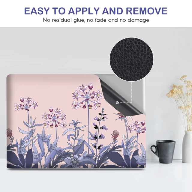 Alt view image 3 of 4 - 13 13.3 14 15.4 15.6 Inches Laptop Skin Sticker Decal Netbook Skin Sticker,15.6" Flora Universal Reusable Notebook Art Decal Protector Cover (Flowers Plants)