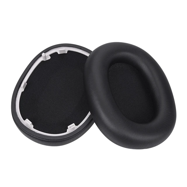 Alt view image 2 of 5 - Ear Pads Replacement for Sony WH-1000XM6 Noise Cancelling Headphone by - Memory Foam and Protein PU Ear Pad Cushions - Noise Isolation Earpads Replacement Black