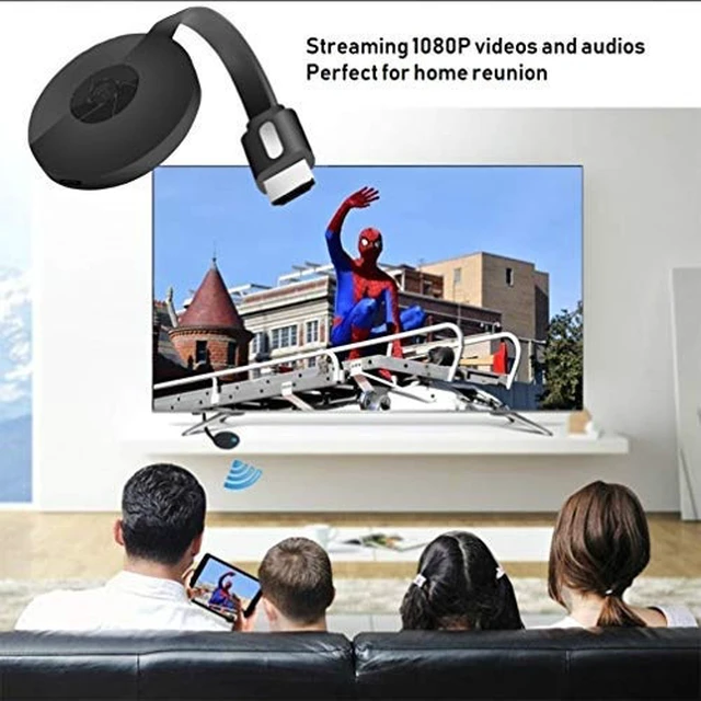 Alt view image 6 of 6 - Wireless HD Display Adapter 1080P WiFi Screen Mirroring Dongle Receiver for iPhone iPad Android Smartphones Tablets Windows to HDTV/Monitor/Projector