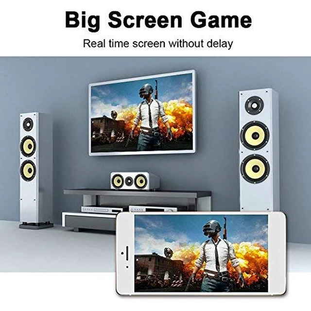 Alt view image 2 of 6 - Wireless HD Display Adapter 1080P WiFi Screen Mirroring Dongle Receiver for iPhone iPad Android Smartphones Tablets Windows to HDTV/Monitor/Projector