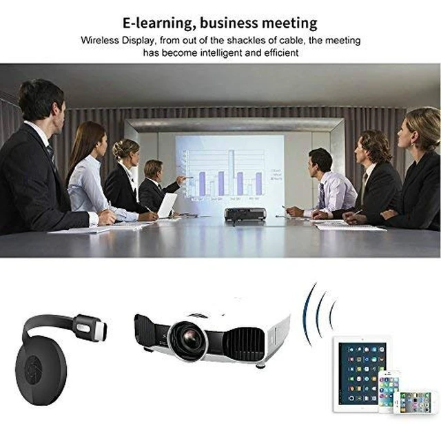 Alt view image 5 of 6 - Wireless HD Display Adapter 1080P WiFi Screen Mirroring Dongle Receiver for iPhone iPad Android Smartphones Tablets Windows to HDTV/Monitor/Projector