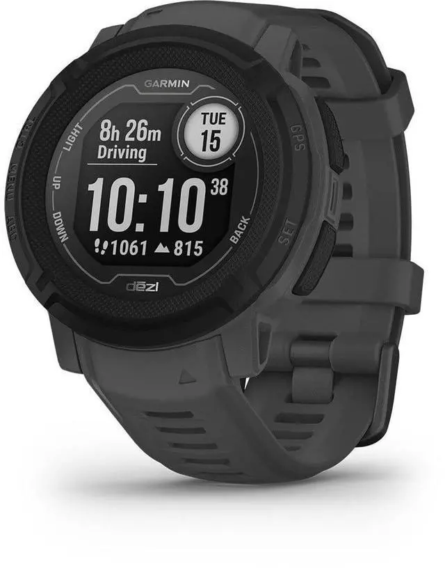 Main image of Instinct 2, dezl Edition, Rugged Trucking smartwatch, Easy Break Planning, Compatible with The dezl OTR Navigator, Black