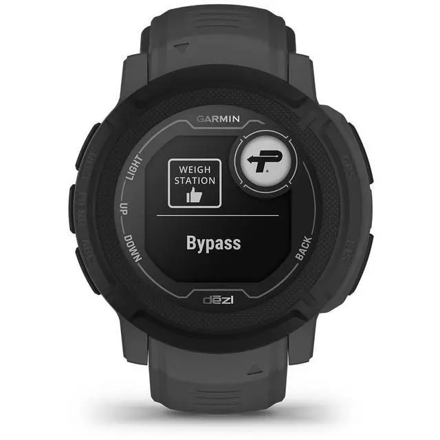 Alt view image 3 of 6 - Instinct 2, dezl Edition, Rugged Trucking smartwatch, Easy Break Planning, Compatible with The dezl OTR Navigator, Black