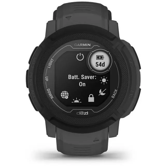 Alt view image 5 of 6 - Instinct 2, dezl Edition, Rugged Trucking smartwatch, Easy Break Planning, Compatible with The dezl OTR Navigator, Black