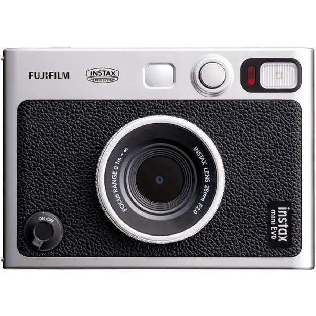 Alt view image 2 of 6 - INSTAX MINI EVO Instant Camera (Black) Photo Bundle | For Parties, Events & Instant Photos | Includes 32GB Memory Card, Camera Case, USB Card Reader, Cleaning Cloth