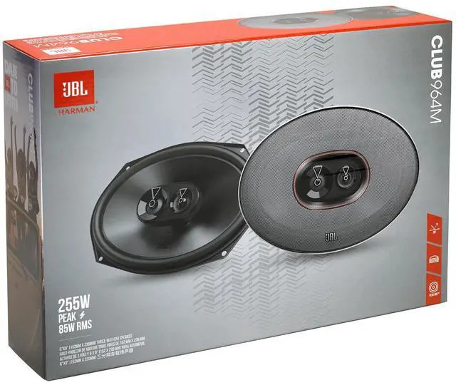 Alt view image 6 of 6 - Club 964M - 6"x9" (152mm x 230mm) Three-Way Car Speaker, 85W RMS, 255W Peak, Sensitivity (@ 2.83V): 93dB, Frequency Response: 50Hz 20kHz, Nominal Impedance: 3.0 ohms