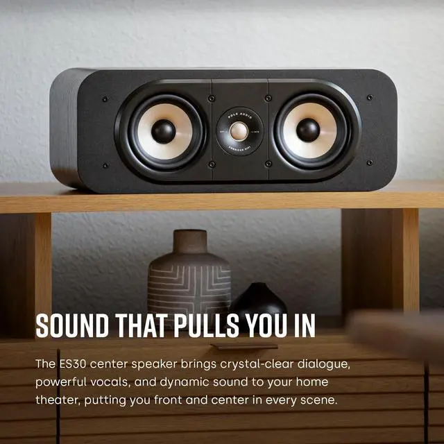 Alt view image 3 of 6 - Signature Elite ES30 Center Channel Speaker, Elegant White