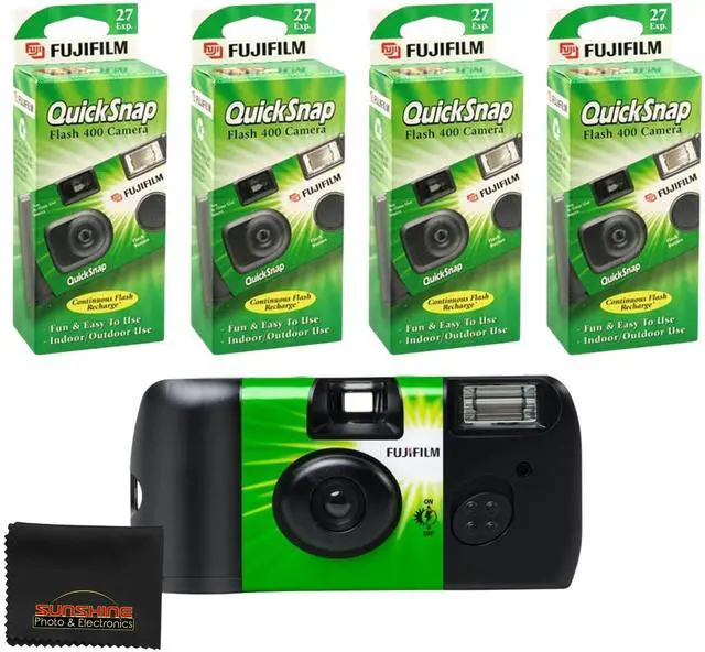 Main image of QuickSnap Flash 400 One-Time-Use Camera (4-Pack)