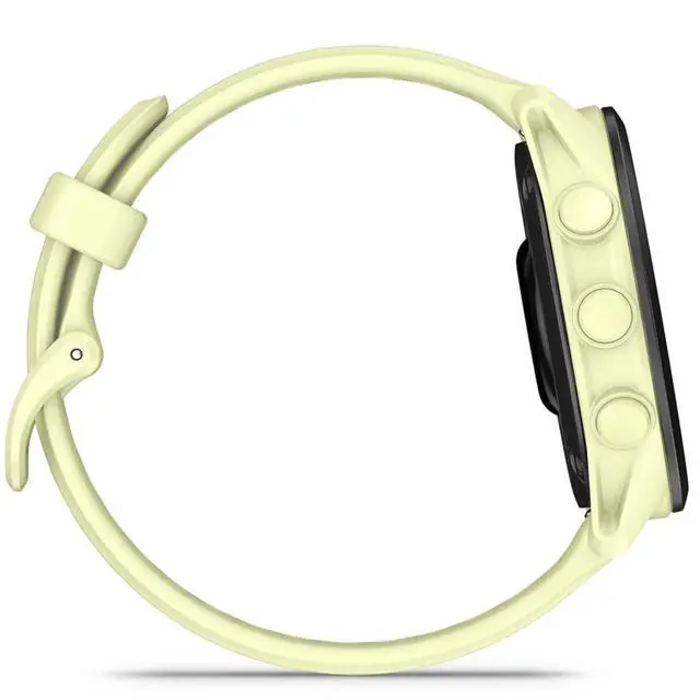 Alt view image 6 of 6 - Forerunner 70, 1.2" AMOLED GPS Running Watch, Training Readiness, 13-Day Battery, Citron, 010-04307-02 w/Deco Essentials Charging Dock, 3-Pack Dust Cover & USB-C Cable