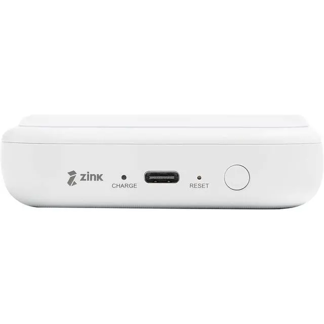 Alt view image 4 of 6 - Ivy 2 Mini Photo Printer Pure White Travel Sheets (5452C018) Bundle | For iOS & Android, ZINK 2x3 Sticky-Back Photo Prints, Compact Travel Size | Bluetooth | 20 Sheets + More