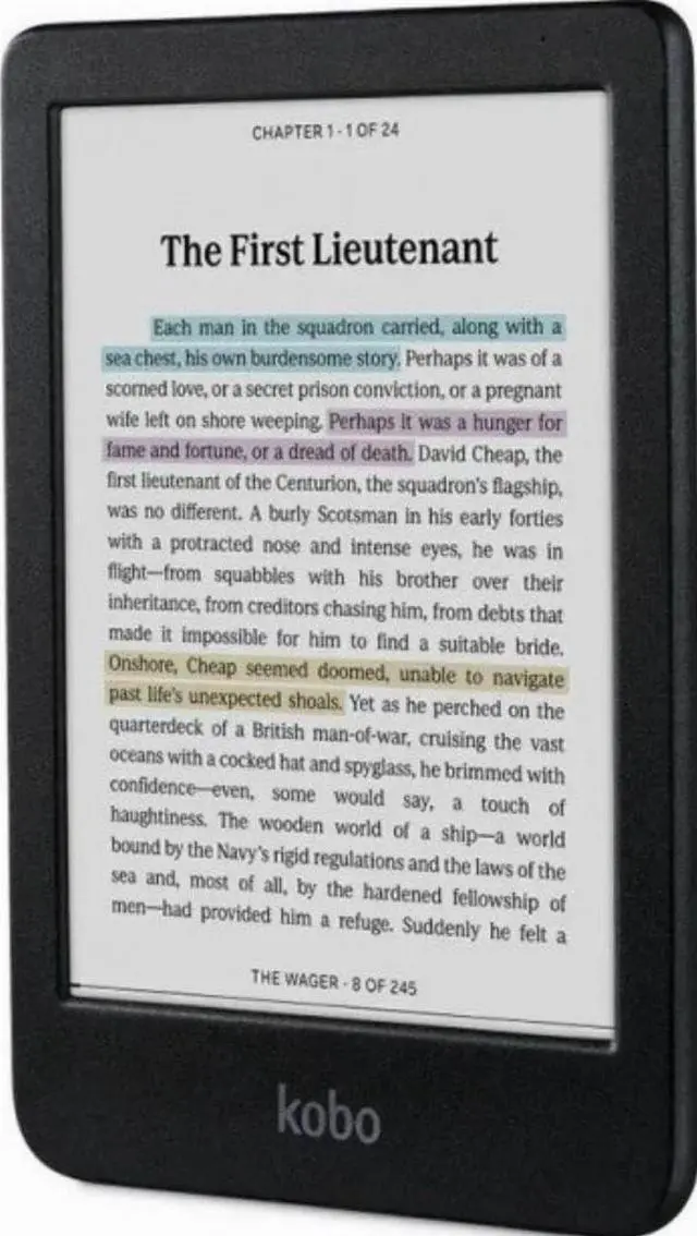Main image of Clara Colour | eReader | 6 Glare-Free Colour E Ink Display | Dark Mode Option | Waterproof | Audiobooks | 16GB of Storage | Black