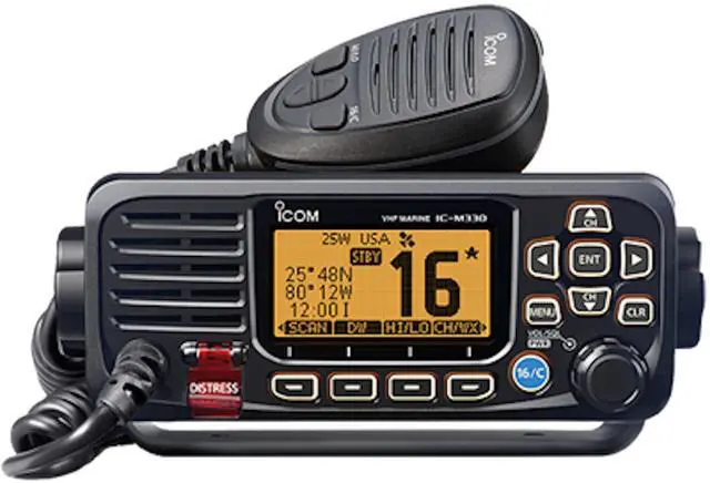 Main image of IC-M330G Ultra Compact VHF Marine Transceiver with GPS - Black