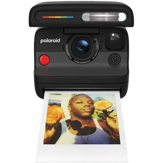 Alt view image 2 of 6 - Flip Instant Camera in Black with Hyperfocal 4Lens System Bundle | Instant Camera for Travel, Parties & Creative Photography, Sonar Autofocus, Compatible with i-Type & 600 Film