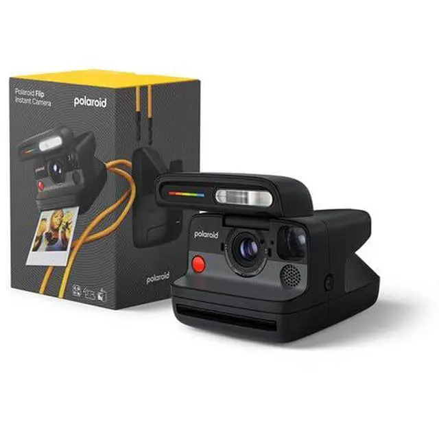 Alt view image 4 of 6 - Flip Instant Camera in Black with Hyperfocal 4Lens System Bundle | Instant Camera for Travel, Parties & Creative Photography, Sonar Autofocus, Compatible with i-Type & 600 Film