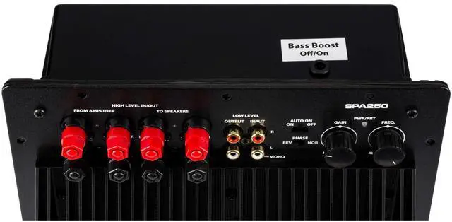 Alt view image 3 of 6 - SPA250 250 Watt Subwoofer Plate Amplifier