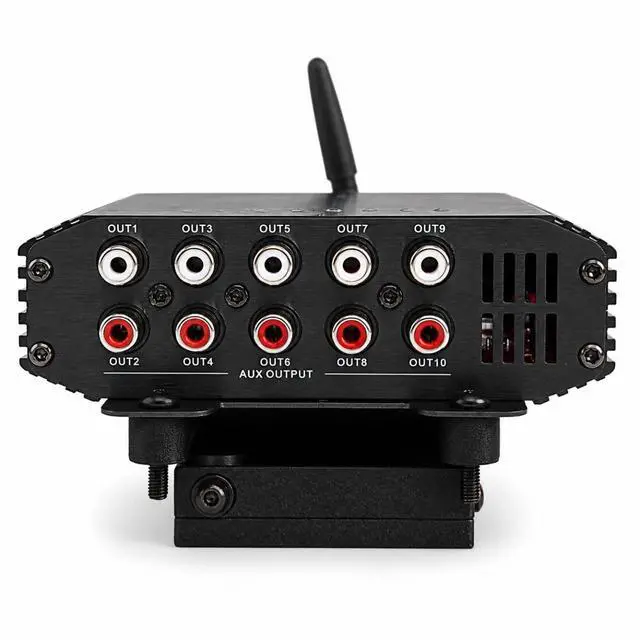 Alt view image 3 of 6 - SixTen Black 10Ch Bluetooth DSP 4V 96kHz w Floating Mount Bracket