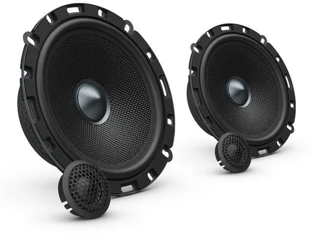 Main image of Altitude Series 6.5" Component Car Speakers Set (Pair) with 1" Tweeters, 100W RMS, 4 Ohms, Easy Install, Crossover, Compact Midrange Rear/Front Door Speakers for Truck or Car Audio System