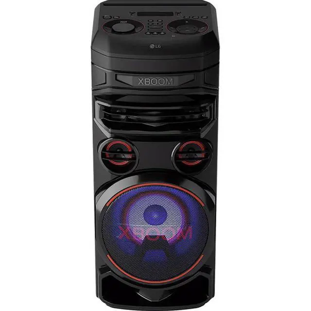 Alt view image 2 of 6 - RNC7 XBOOM 700W Wireless Party Speaker Powerful 8in Woofer, 3in Mids, 2in Tweeters Bluetooth, Dual Mic Ports, Karaoke, Dolby Audio, Super Bass Boost & More