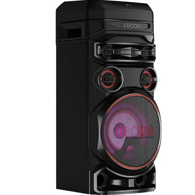 Alt view image 4 of 6 - RNC7 XBOOM 700W Wireless Party Speaker Powerful 8in Woofer, 3in Mids, 2in Tweeters Bluetooth, Dual Mic Ports, Karaoke, Dolby Audio, Super Bass Boost & More