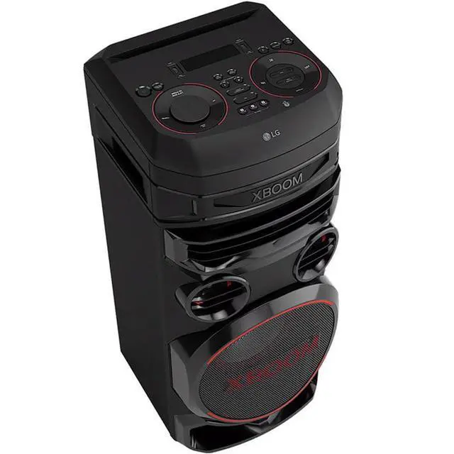 Alt view image 6 of 6 - RNC7 XBOOM 700W Wireless Party Speaker Powerful 8in Woofer, 3in Mids, 2in Tweeters Bluetooth, Dual Mic Ports, Karaoke, Dolby Audio, Super Bass Boost & More