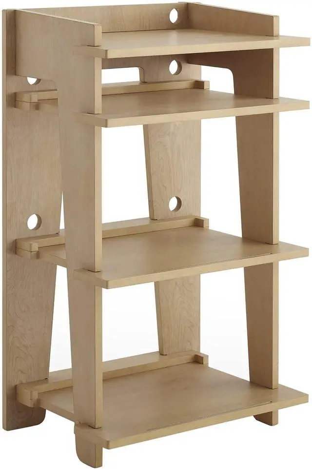 Main image of Soho Record Player Stand, Media Console with Vinyl Storage, Modern Home Organizer, Natural