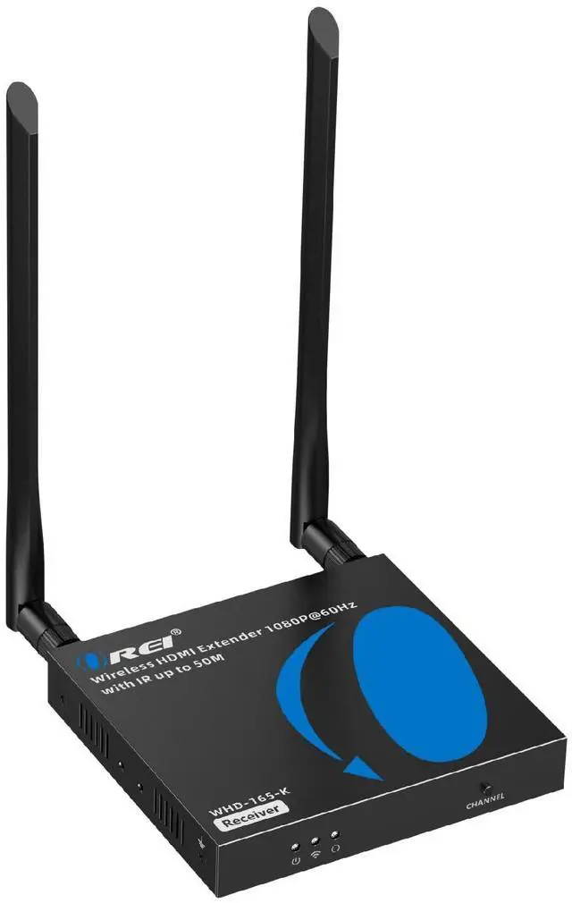 Main image of 1080p Wireless HDMI Extender Receiver 165ft, 5.24GHz Loop-Out 1-Way IR | Wireless HDMI Receiver HDMI 1.3, HDCP 1.4, 4.96Gbps, 5.185.24GHz, 70120ms Latency, 24/7 Operation