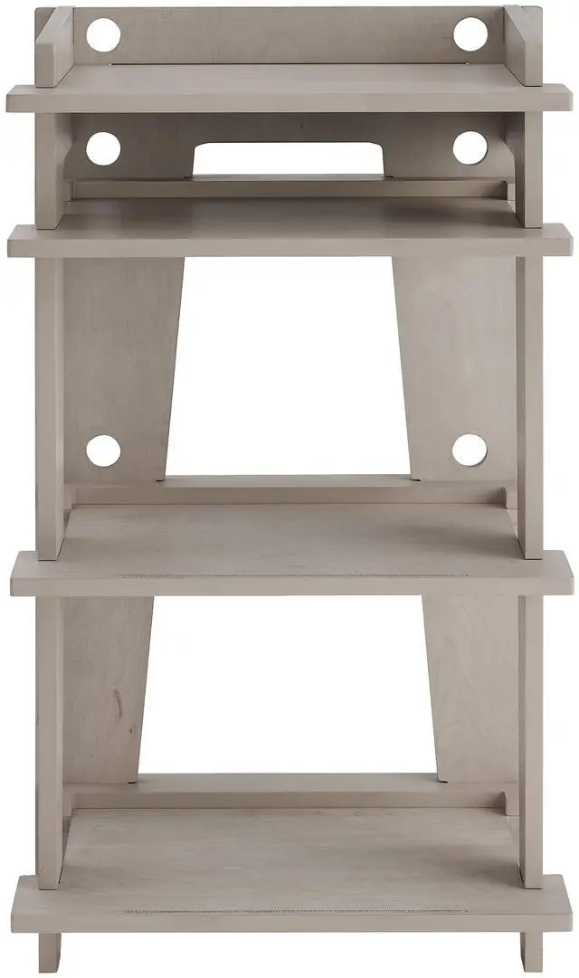Alt view image 4 of 6 - Soho Record Player Stand, Media Console with Vinyl Storage, Modern Home Organizer, Gray