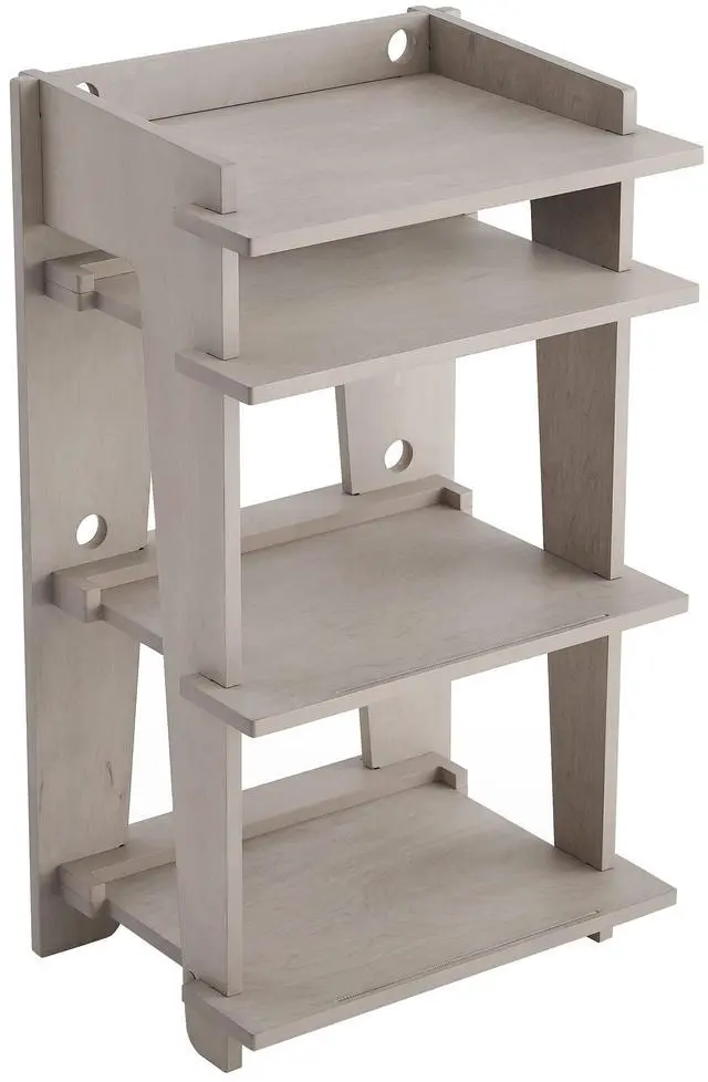 Alt view image 5 of 6 - Soho Record Player Stand, Media Console with Vinyl Storage, Modern Home Organizer, Gray