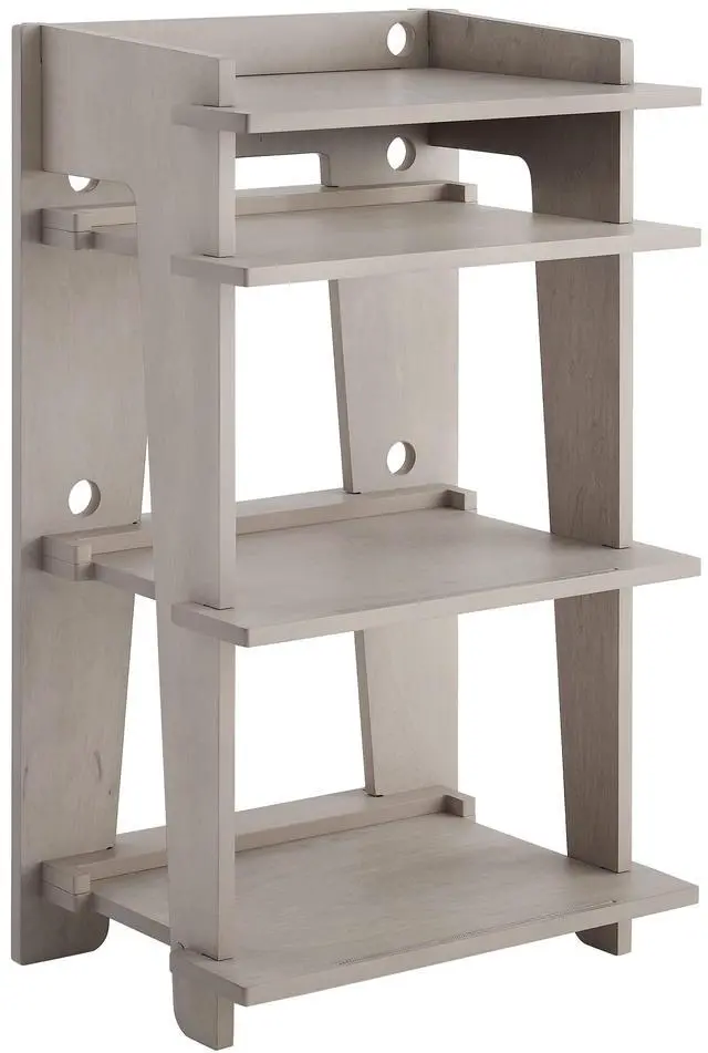 Alt view image 6 of 6 - Soho Record Player Stand, Media Console with Vinyl Storage, Modern Home Organizer, Gray