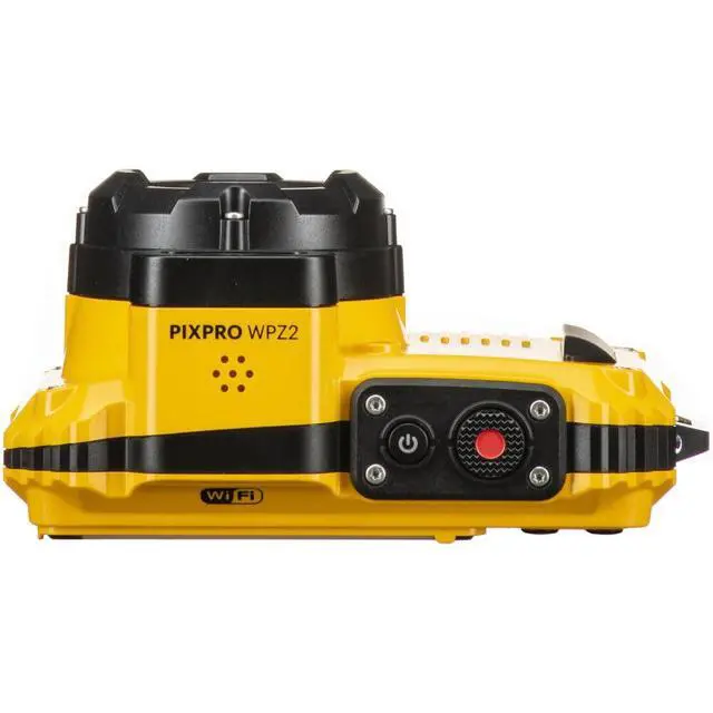 Alt view image 6 of 6 - PIXPRO WPZ2 Waterproof Digital Camera Bundle, Includes: SanDisk 32GB MicroSD Memory Card, Spare Battery and More (5 Items) (Yellow)