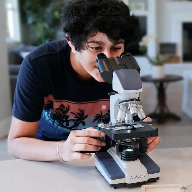 Alt view image 2 of 5 - B120 Siedentopf Binocular Compound Microscope, 1000X | 40X-1000X Magnification Range Compound Biological Microscope Mechanical Stage Built-In LED Illumination Siedentopf
