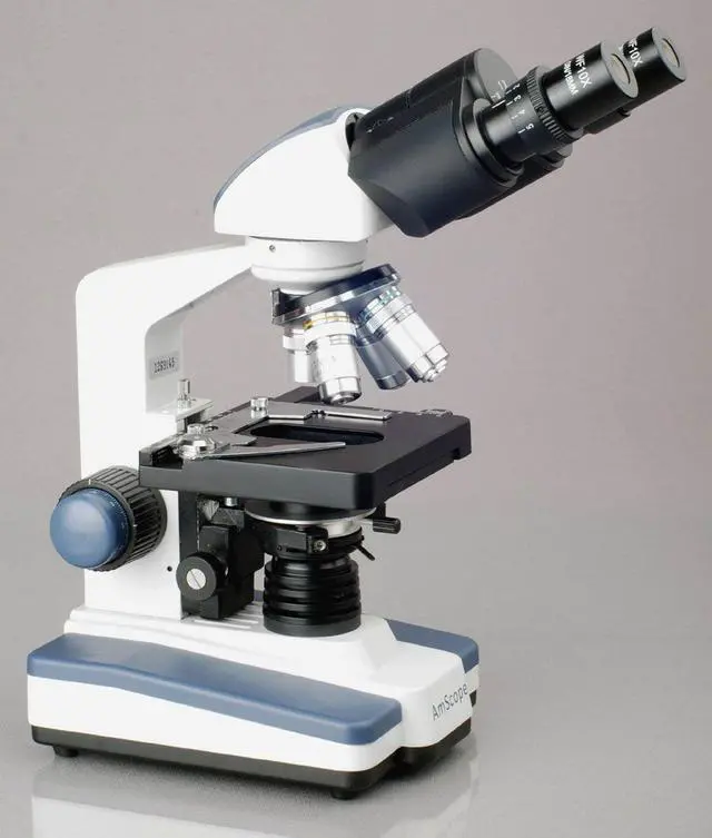 Alt view image 3 of 5 - B120 Siedentopf Binocular Compound Microscope, 1000X | 40X-1000X Magnification Range Compound Biological Microscope Mechanical Stage Built-In LED Illumination Siedentopf