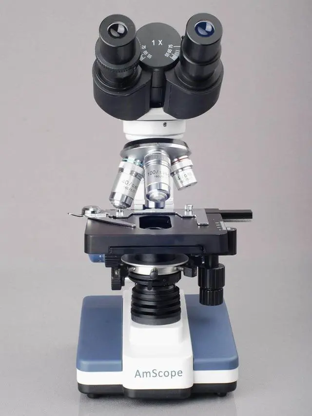 Alt view image 4 of 5 - B120 Siedentopf Binocular Compound Microscope, 1000X | 40X-1000X Magnification Range Compound Biological Microscope Mechanical Stage Built-In LED Illumination Siedentopf
