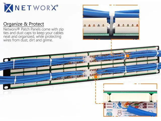 Alt view image 3 of 6 - 96 Port CAT 6 Patch Panel