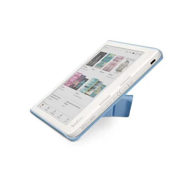 Alt view image 6 of 6 - Libra Colour White eReader with Case Bundle