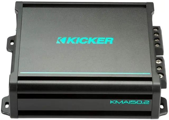 Alt view image 2 of 6 - 48KMA1502 KMA150.2 2x75w 2-Ch Weather-Resistant Full-Range Amplifier | Weather-resistant design powers boat UTV or motorcycle speakers, full-range output, compact footprint, easy install