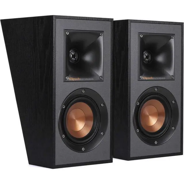 Alt view image 2 of 6 - Reference R-41SA Dolby Atmos High-Performance, Horn-Loaded Elevation Surround Speaker Pair with 5 Pair Banana Plugs and 50 Foot 18 AWG Gauge Heavy Duty Speaker Wire Cable