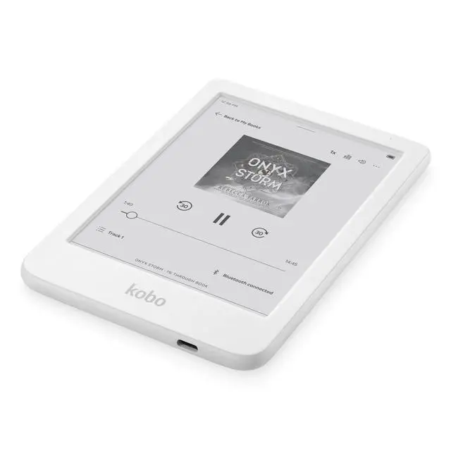 Alt view image 5 of 6 - Clara Colour eReader (White) with Case Bundle (Cobalt Blue Basic SleepCover, Case Bundle)
