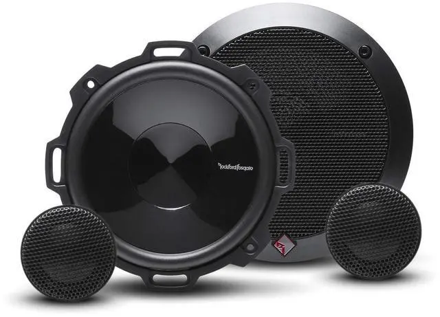 Main image of P152-S Punch 5.25" 2-Way Component Speaker System (Pair) | Featuring Woofers with Grilles and 1 Soft Dome Tweeters with Integrated Crossovers