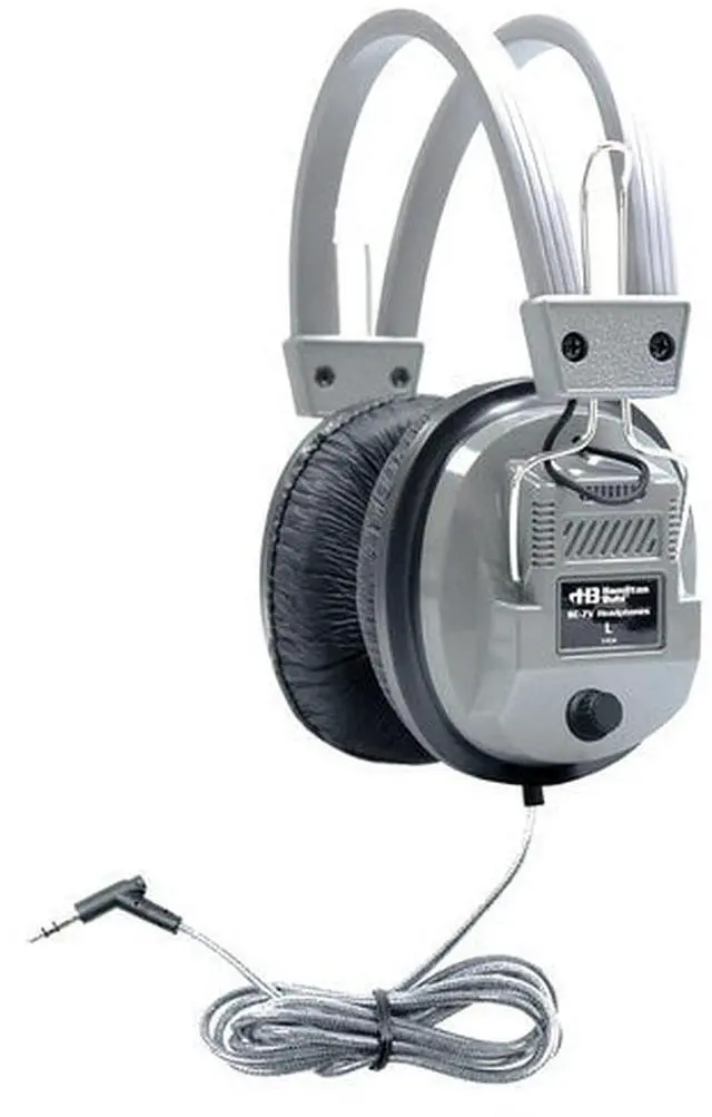 Main image of Hamilton Buhl 6 Person Listening Center with Bluetooth CD/Cassette/FM Boombox and Deluxe Over-Ear Headphones | CD/cassette/FM playback, over-ear headphones, built-in jacks