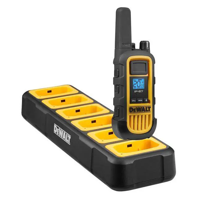 Alt view image 2 of 6 - DXFRSCH6-800B Gang Charger, 6-Port for DXFRS800 FRS Two-Way Radios, Simultaneous Charge, 2 Watt, DXFRSCH6-800