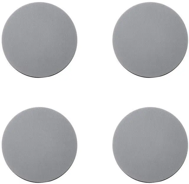Main image of MC8O26 6 inch 8 / Set of 4 Magne Grill Ceiling Speaker in Wall 8 ohm Water-Resistant Speakers Perfect for Damp and Humid Indoor/Outdoor Placement - Bath Kitchen Covered Porches