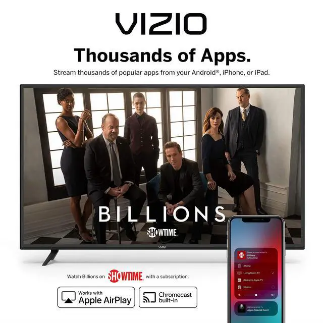 Alt view image 5 of 6 - 32-inch D-Series - Full HD 1080p Smart TV with Apple AirPlay and Chromecast Built-in, Screen Mirroring for Second Screens, & 150+ Free Streaming Channels (D32f-G61, 2020)