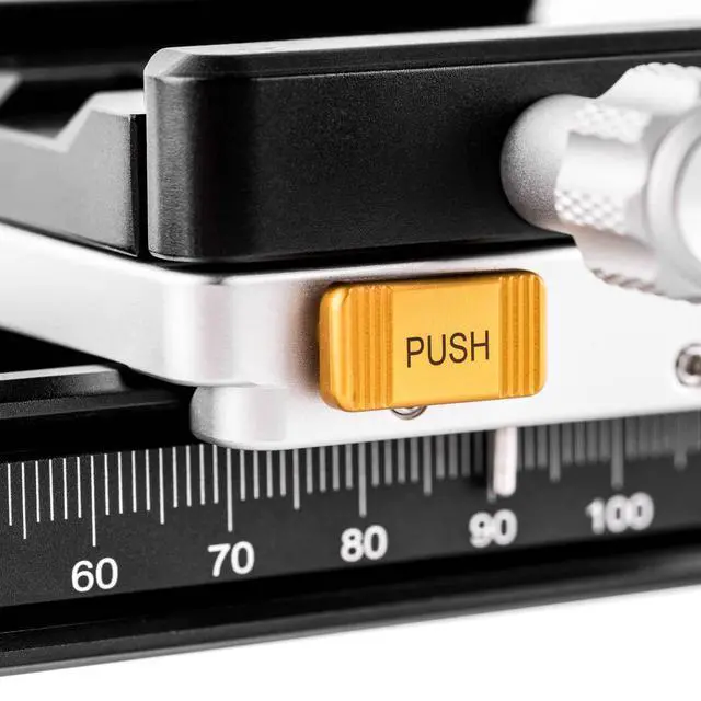 Alt view image 2 of 6 - NM-200S Macro Focusing Rail, Precision Focus Slider for Macro Photography, Universal Tripod Mounting, 360-Degree Rotating Clamp with Quick-Release Plate, Detachable Feet, Arca-Swiss Compatible | Macro