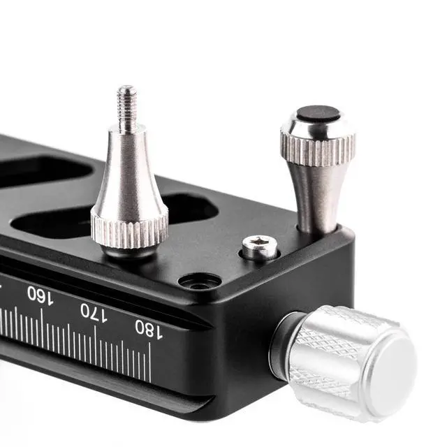 Alt view image 4 of 6 - NM-200S Macro Focusing Rail, Precision Focus Slider for Macro Photography, Universal Tripod Mounting, 360-Degree Rotating Clamp with Quick-Release Plate, Detachable Feet, Arca-Swiss Compatible | Macro