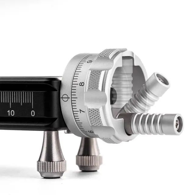 Alt view image 5 of 6 - NM-200S Macro Focusing Rail, Precision Focus Slider for Macro Photography, Universal Tripod Mounting, 360-Degree Rotating Clamp with Quick-Release Plate, Detachable Feet, Arca-Swiss Compatible | Macro
