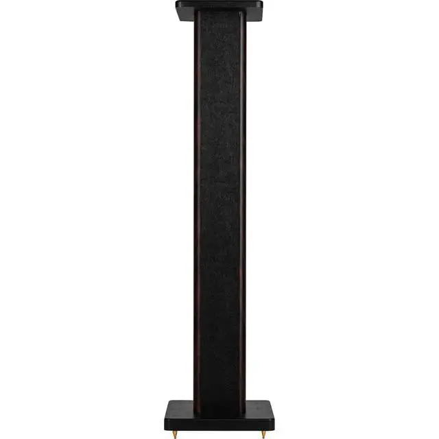 Alt view image 3 of 5 - Universal Wood Speaker Stand Pair (36in Walnut)